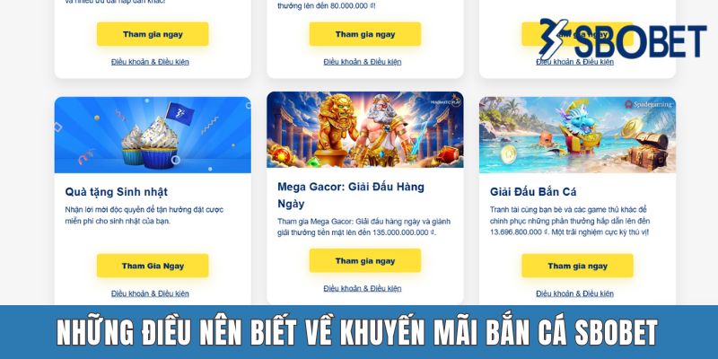 Khuyến Mãi Bắn Cá Sbobet | Cơ Hội Lĩnh 13 Tỷ Với Spadegaming Những điều nên biết về khuyến mãi bắn cá Sbobet