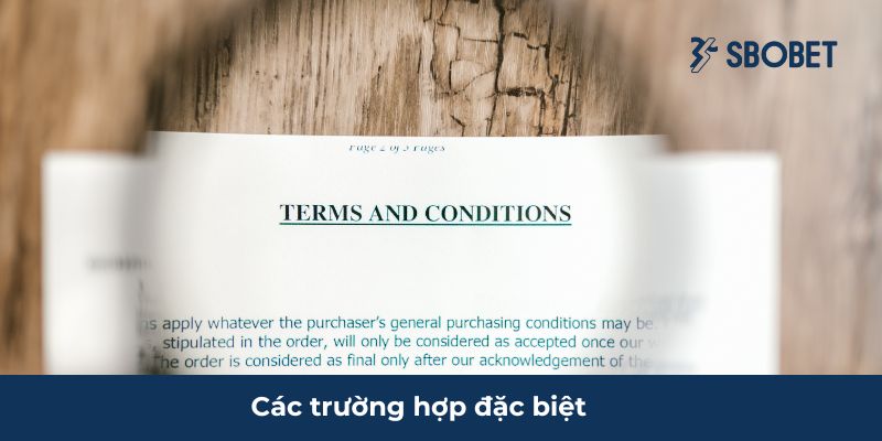 Trường hợp đặc biệt